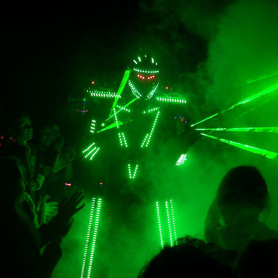 Performer robot led